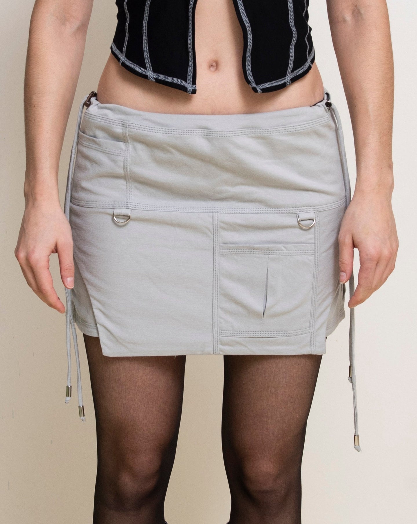 TOILÉ -  Steel Byte Mini Cargo Skirt